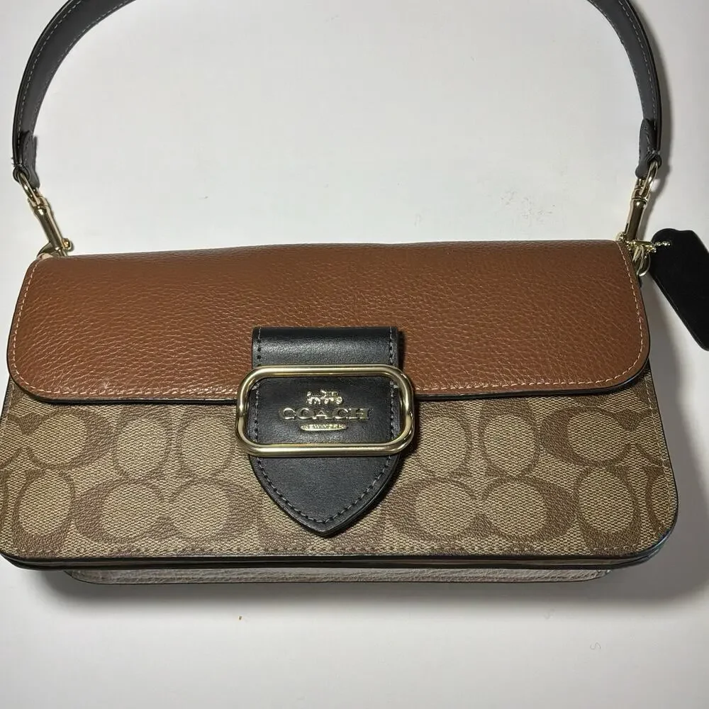 Coach Signature Colorblock Shoulder/Crossbody Bag